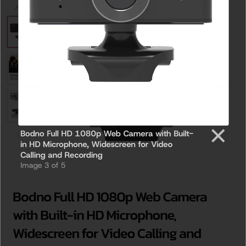 📷 Bodno Full HD Webcam 📷 - Picture 6 of 8